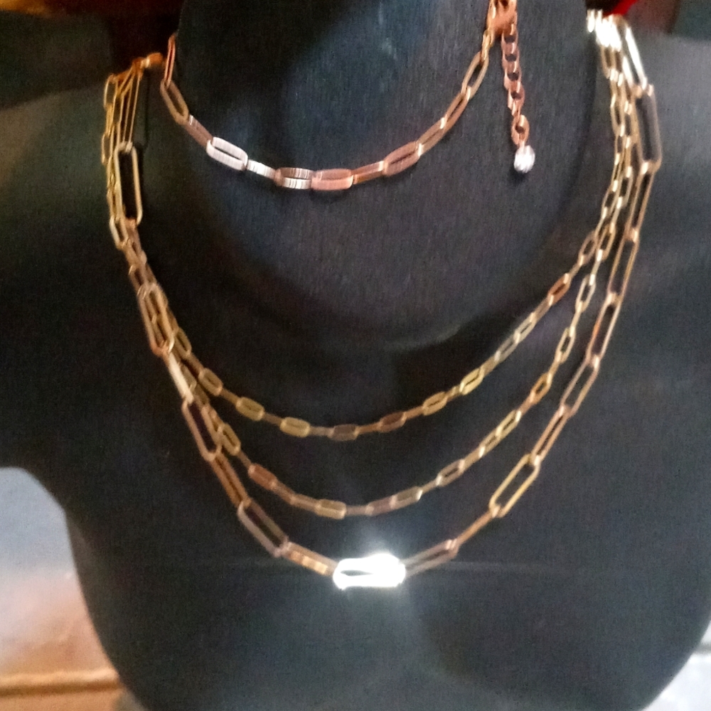Costume necklace and matching bracelt